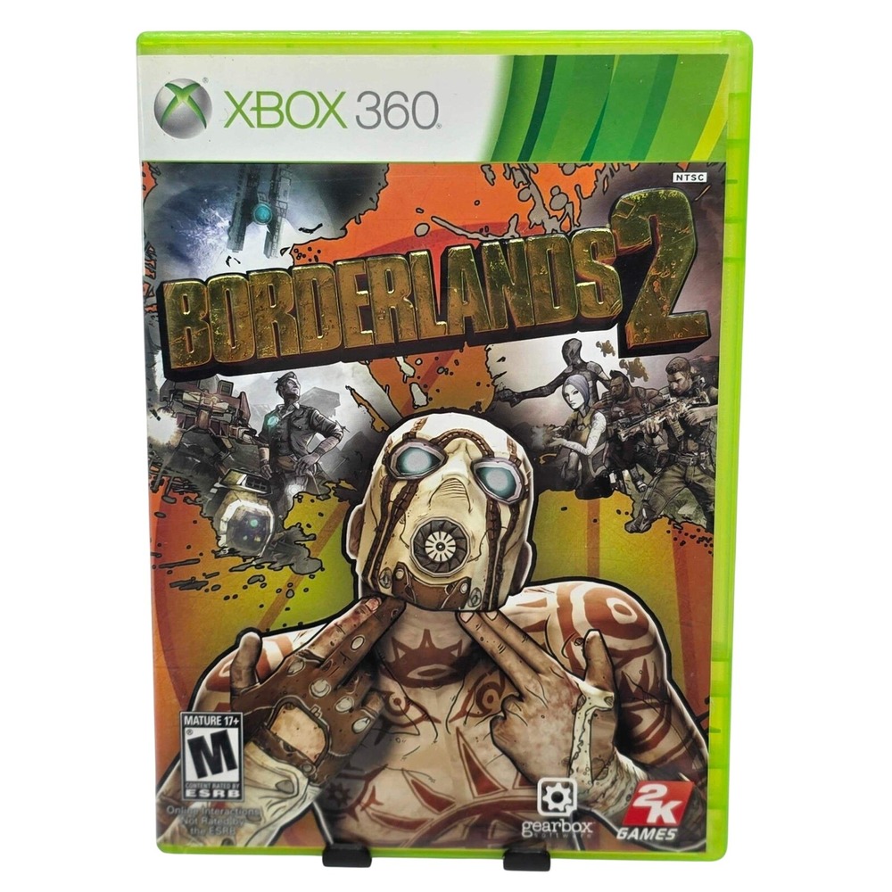 Borderlands 2 - Microsoft Xbox 360 Game - Includes Disc,‎ Manual, & Cracked Case